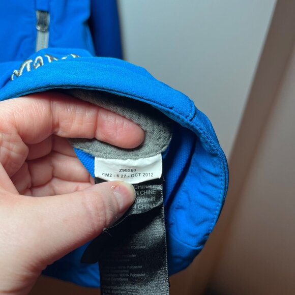 Marmot Mens M3 Blue Zip-Up Soft Shell Windbreaker Jacket Size Medium - Picture 10 of 12